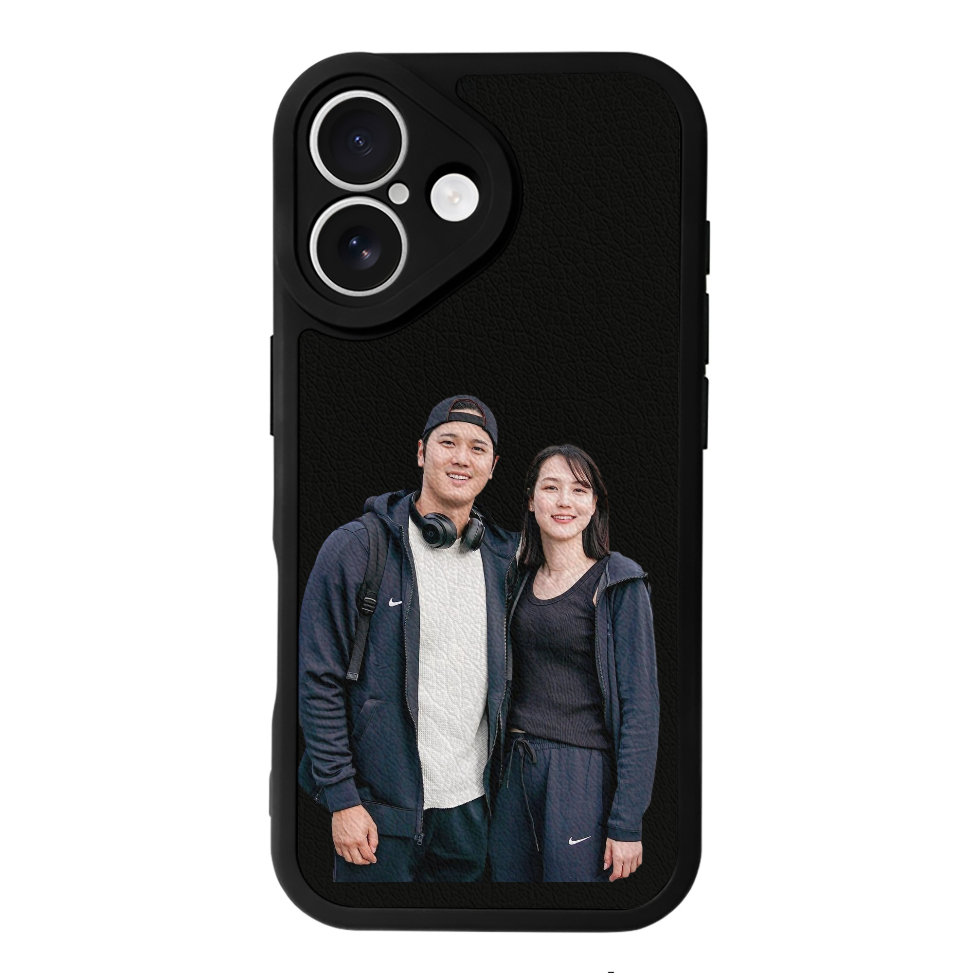  IPhone 16 Silicone Leather Case – UV Print, Lambskin Texture – Perfect Fit, Wireless Charging Compatible, Scratch Resistant, Precise Cutouts – Stylish Protection For IPhone 16